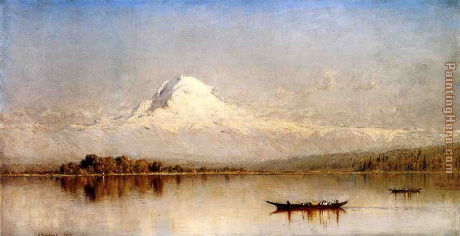 Sanford Robinson Gifford Mount Rainier, Bay of Tacoma, Puget Sound